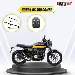 Honda RS 350 Saddle Stay & Bash Plate Combo