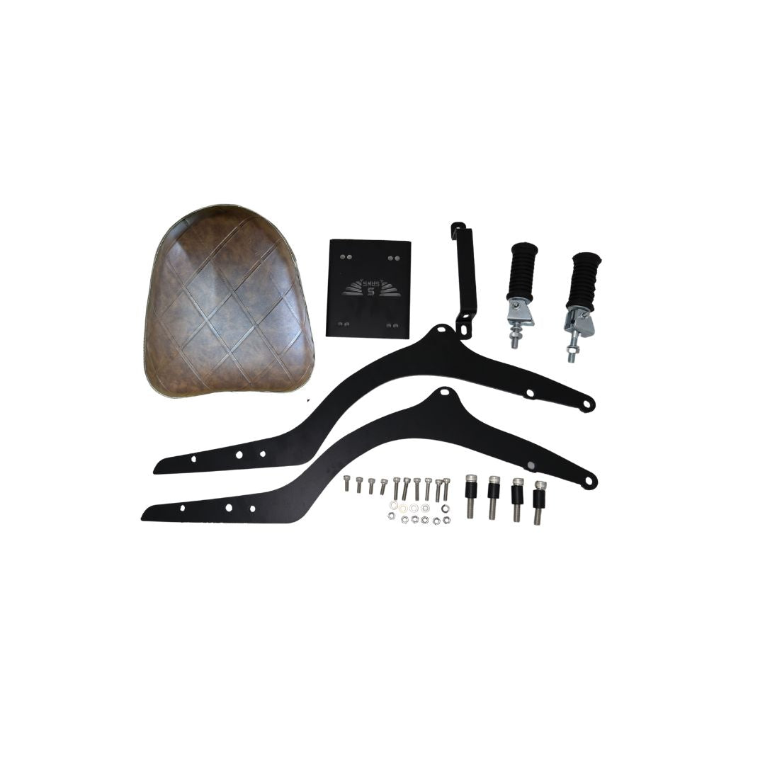 Premium Jawa Perak Custom Dual Seat - 200kg Load Capacity