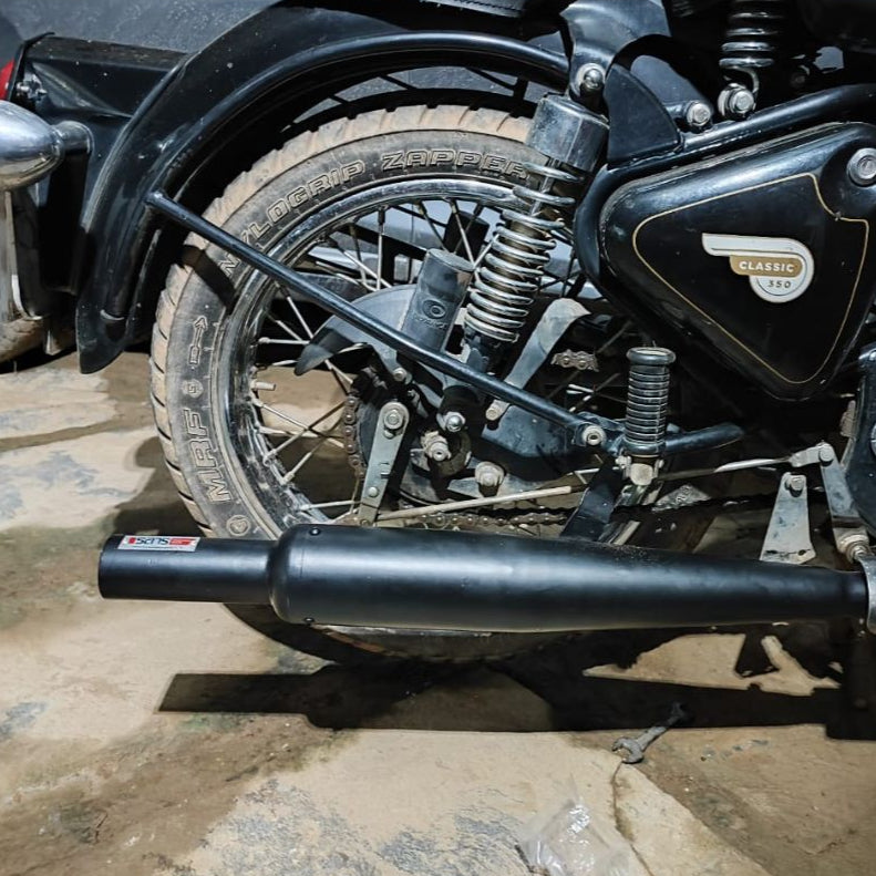 Goldstar Ceramic Wool Exhaust for All Royal Enfield Models – Sans