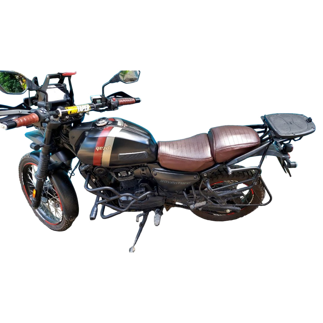Premium Straight Line Seat Cover for Yezdi Adventure – Sans