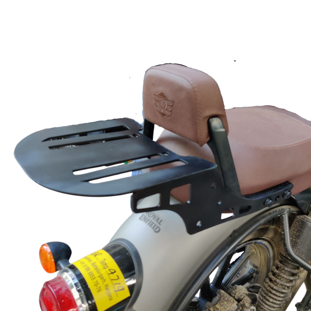 Classic 350 Rear Tail Rack Top Rack Backrest for Classic 350 Reborn, Standard Reborn, Goan Classi ...