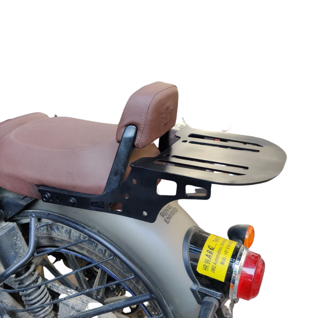 Classic 350 Rear Tail Rack Top Rack Backrest for Classic 350 Reborn, Standard Reborn, Goan Classi ...