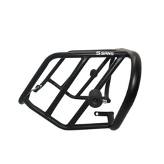 Economy Cross Crash Guard with Nylon (Round) Leg Guard | Durable Protection for Meteor 350 & Classic 350 Reborn