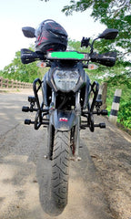 Economy Cross Crash Guard with Nylon(Round) leg guard/Crash Guard for Tvs Apache 4v 160/200