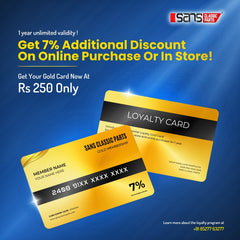 Gold Membership Card |  7% Discount Card