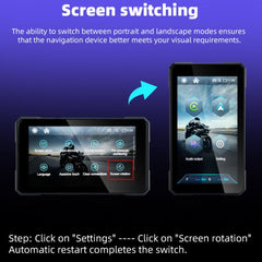 Sash S115 5" Motorcycle Wireless Touch Screen