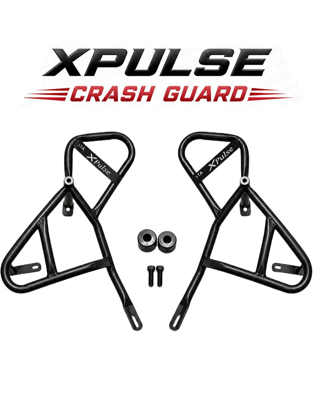Premium Crash Guard with Nylon(Round) leg guard/Crash Guard for XPULSE 200,xpulse 200T