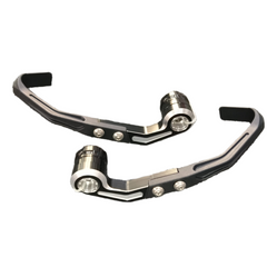 Adjustable CNC Brake Clutch Lever Protector Guard for Motorcycles & Bikes | Universal Fit (Grey)