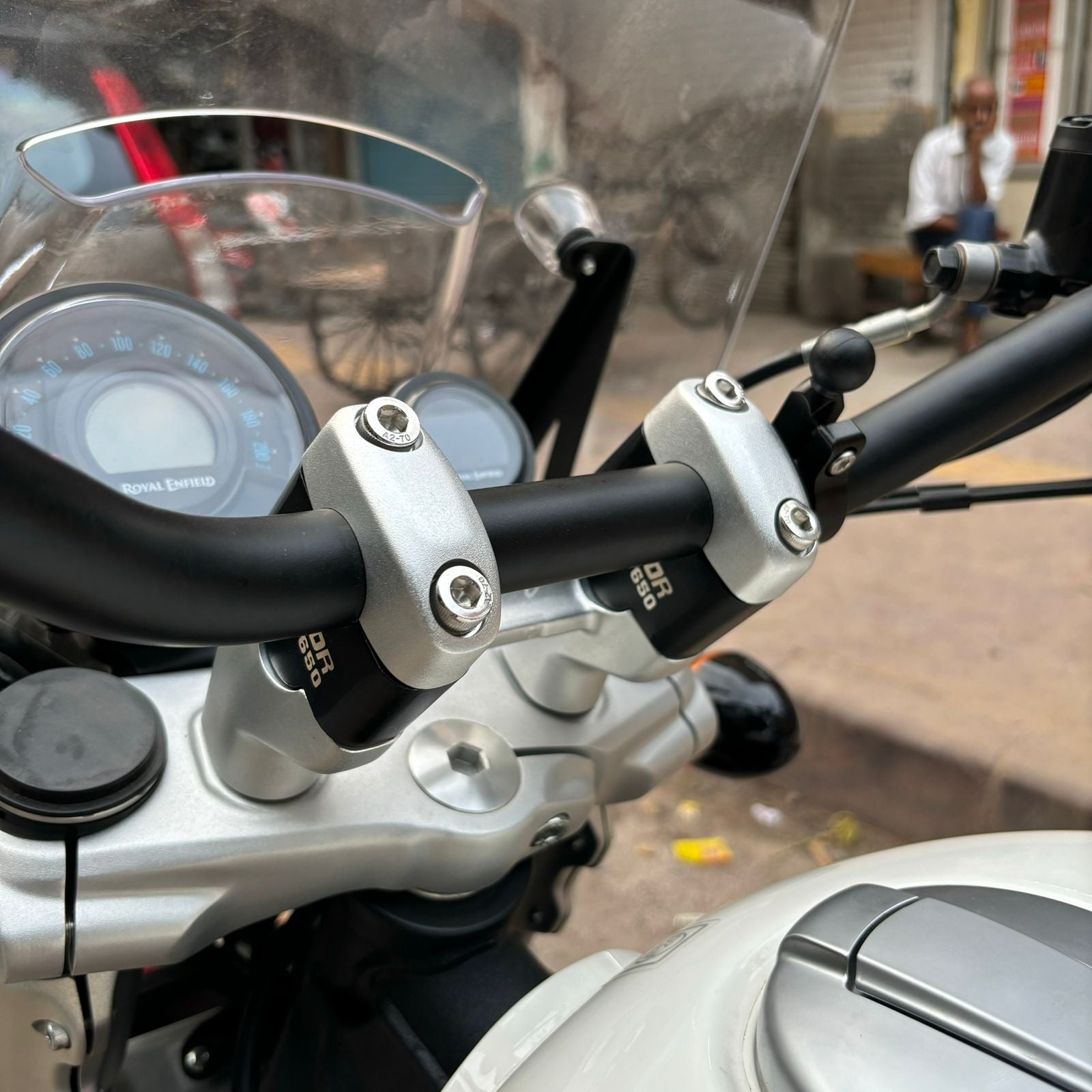 Handle Bar Riser Black Enhanced Comfort Control Compatible