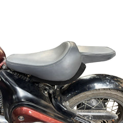 Premium Foldable Seat for Jawa 42 Bobber/Perak - 100kg Load Capacity with Flat Footrest