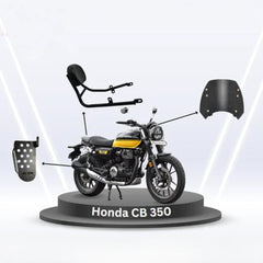 Honda CB 350 Footrest, Backrest & Visor Combo