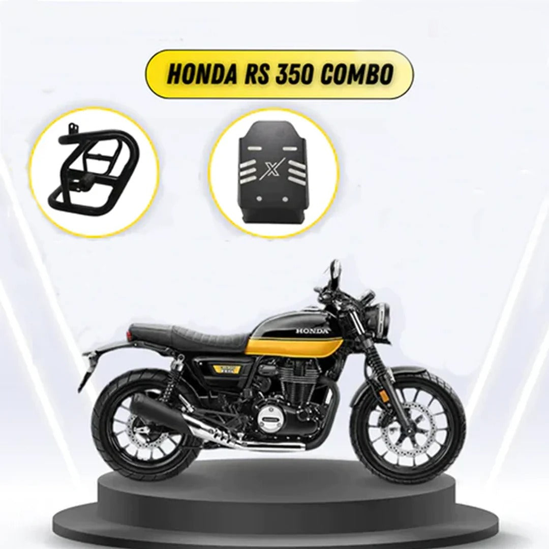 Honda RS 350 Crash Guard & Bash Plate Combo