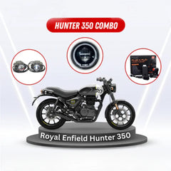 Royal Enfield Hunter 350 Fog Light, Headlight & Hazard Combo