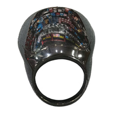 Vivid Black Fairing Mask Front Cowl Headlamp Visor