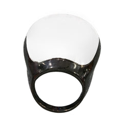 Vivid Black Fairing Mask Front Cowl Headlamp Visor