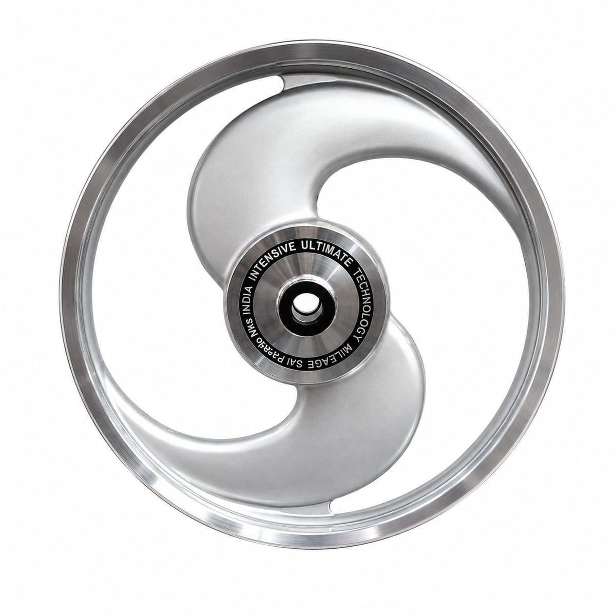 2S Silver Alloy wheel for Royal Enfield Classic 350 and Standard Batallion Reborn Single  Disc
