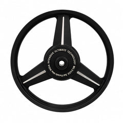Mercedes Black Sai Parado  Alloy wheel for Royal Enfield Classic 350 and Standard Batallion Reborn Single  Disc