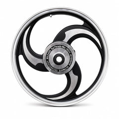 3 talwar  Black Sai Parado  Alloy wheel for Royal Enfield Classic 350 and Standard Batallion Reborn Single  Disc