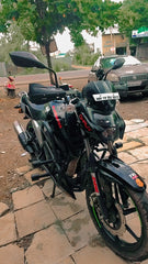 Economy Cross Crash Guard with Nylon(Round) leg guard/Crash Guard for Tvs Apache 4v 160/200