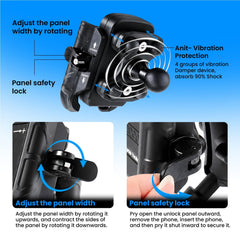 Moto genius Quick grip Shockproof Bike Mobile Holder | Anti-Vibration-Viral