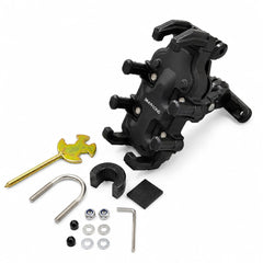 Premium Mobile Holder Claw design Ram mount type Full aluminium for all motorcycle-Viral