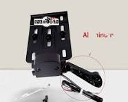 Foldable side number plate
