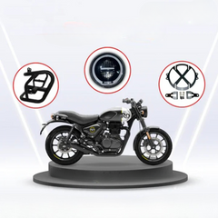 Royal Enfield Hunter 350 Crash Guard, Headlight & Grill Combo