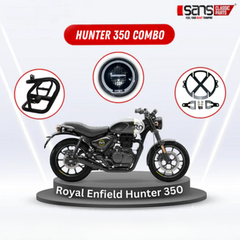 Royal Enfield Hunter 350 crash guard, headlight & Grill Combo