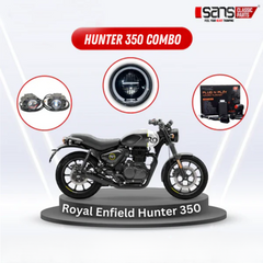 Royal Enfield Hunter 350 Fog Light, Headlight & hazard Combo