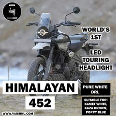 Vaishnu LED Touring Headlight for Royal Enfield Himalayan 452 - Style B