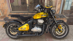 Venom V2 Exhaust Black with Db Killer - Direct fit for Jawa 42/ 2.1/ Classic/ Classic 350/ Yezdi Roadster