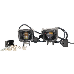 Single LED Devil Lens HJG 60 watt Fog light White/Yellow for all Motorcycles