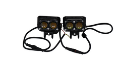 2 led Dual Color HJG 40 watt Pair LED Fog light for All Motorcycles