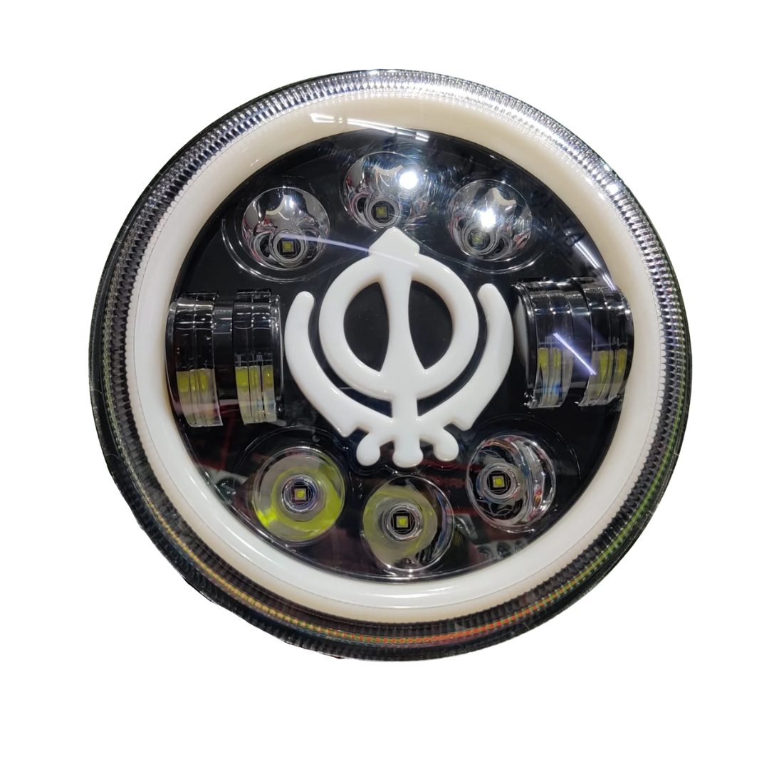 Sikh Design/Khanda HJG 75 watt LED Headlight