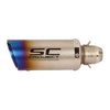 Sans Replica SC Exhaust Rainbow Finish -Universal Modified Exhaust Muffler SC Project