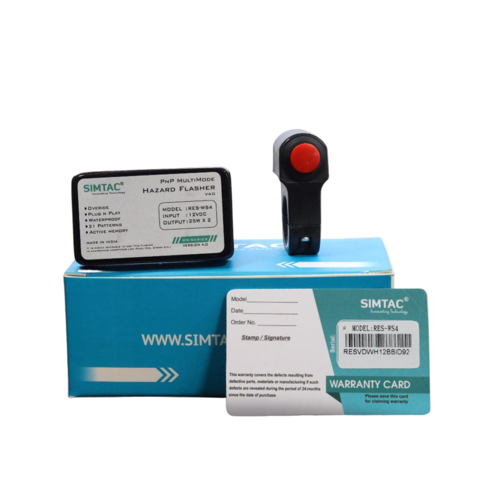 ROYAL ENFIELD | HUNTER | Compatible | Simtac | PNP Hazard Flasher / Adapter / Module | HNTR-WS4
