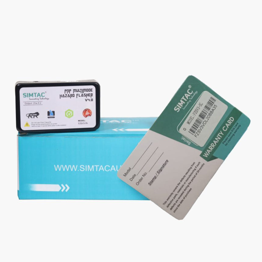 SWITCHLESS [V4.0] Yamaha FZS V3 - Compatible Simtac PNP Hazard Flasher/Adapter/Module - FZSV3-SL