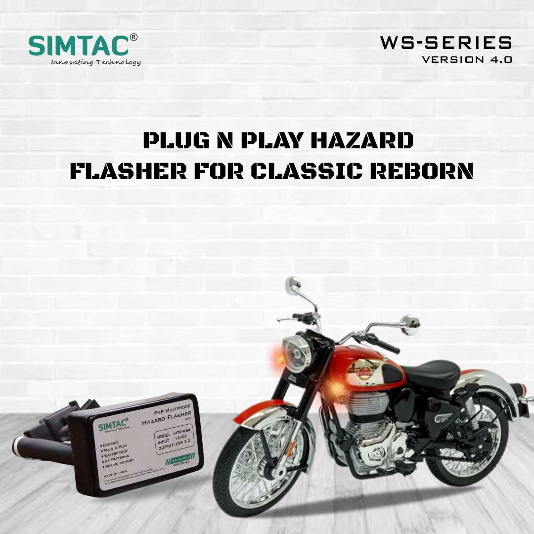 RE |Classic Reborn | Compatible | PNP Hazard Flasher / Adapter / Module | CLSR-WS4, Standard 350