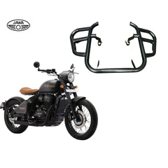 OE Style/ Butterfly 1.25 inch leg guard/Crash Guard for Yezdi Roadster , Yezdi Scrambler , Jawa Perak ,Jawa 42 , Jawa classic, Jawa 42 FJ