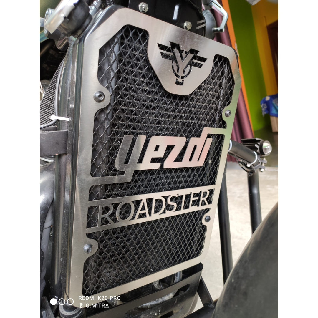 Yezdi Roadster Radiator grill-Stainless steel