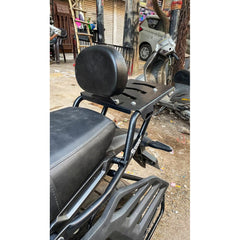 Top rack with plate with cushion Backrest for Honda Hness CB 350 and RS 350