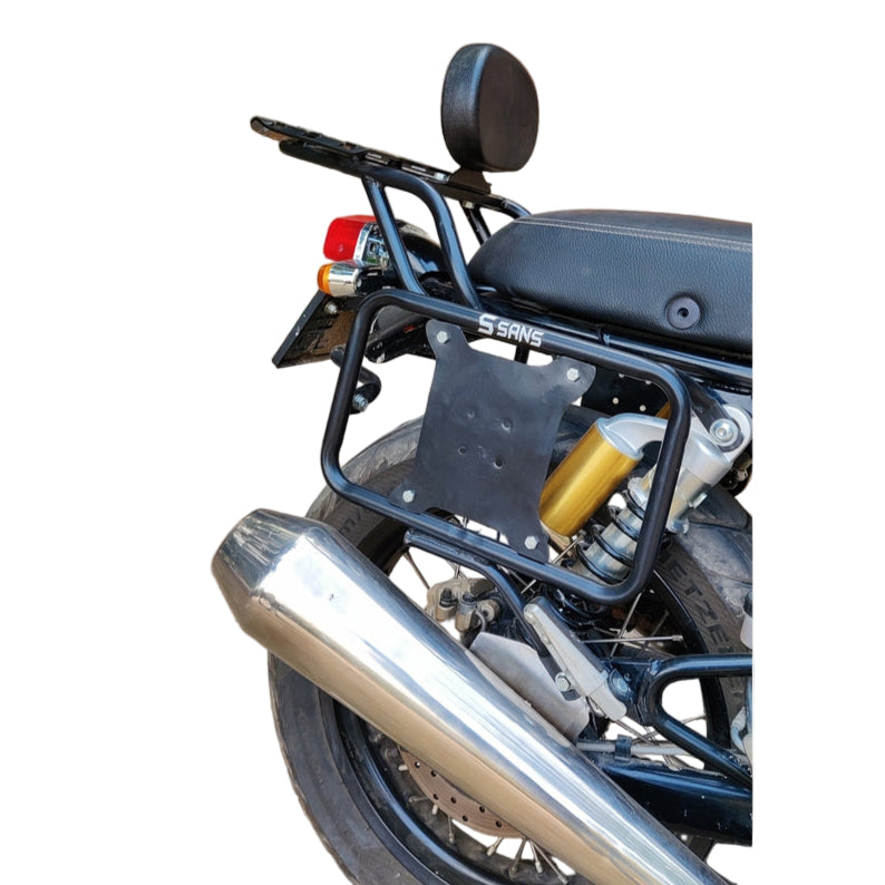 Top Rack with Cushion Backrest for for Royal Enfield Interceptor