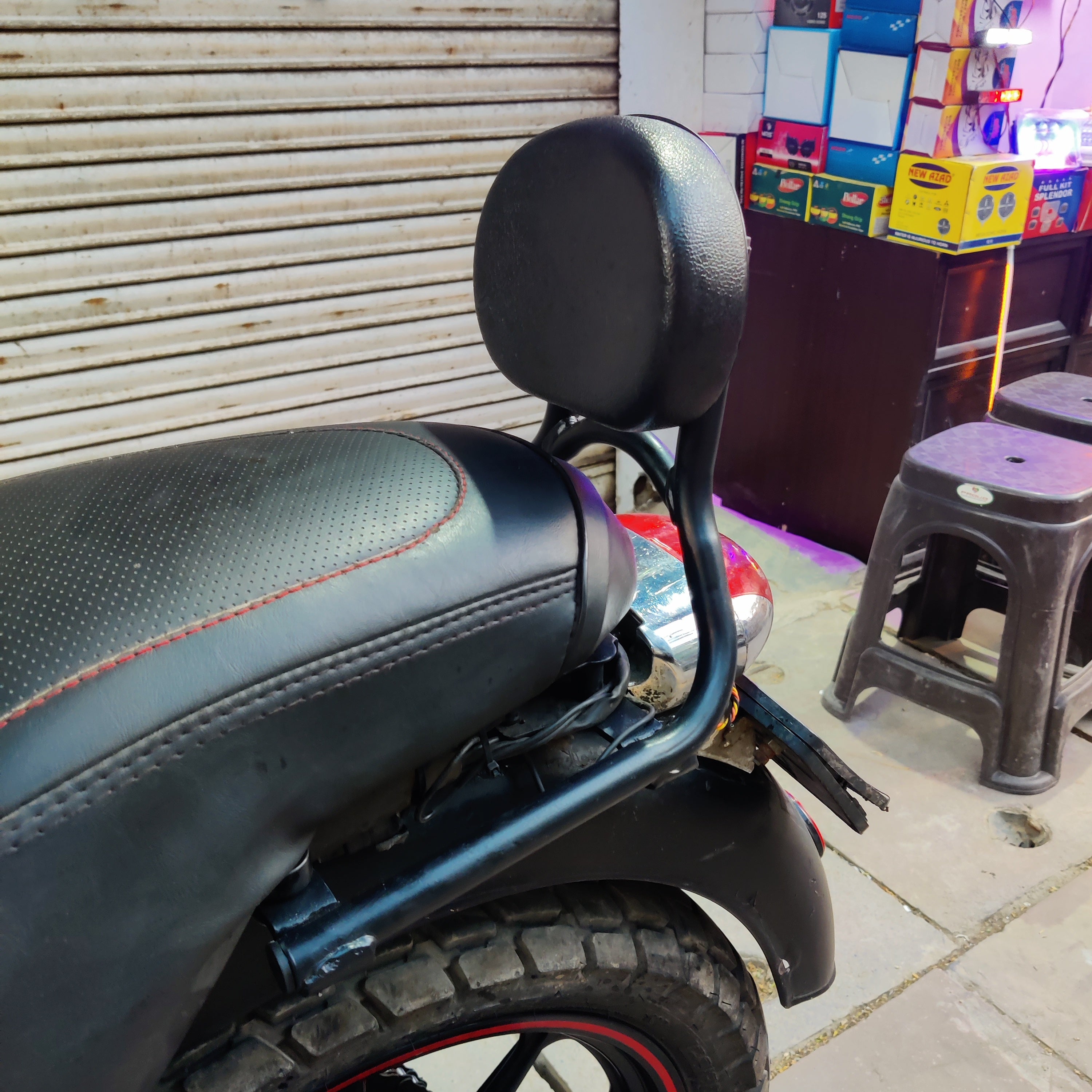 Royal Enfield Thunderbird/Thunderbird X Backrest with PU Cushion