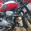 Special Edition Cross Crash Guard with Delrin Sliders(Round) leg guard/Crash Guard for Jawa 42 Bobber