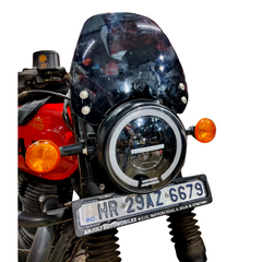 Minus with Teeth Headlight -75 Watt for Royal Enfield Hunter