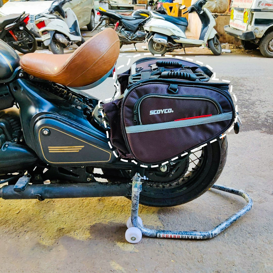 Jawa Perak Carrier/stay and Saddle Bags