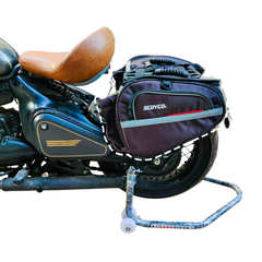 Carrier/stay and  Saddle Bags for Jawa Perak , Jawa 42 Bobber