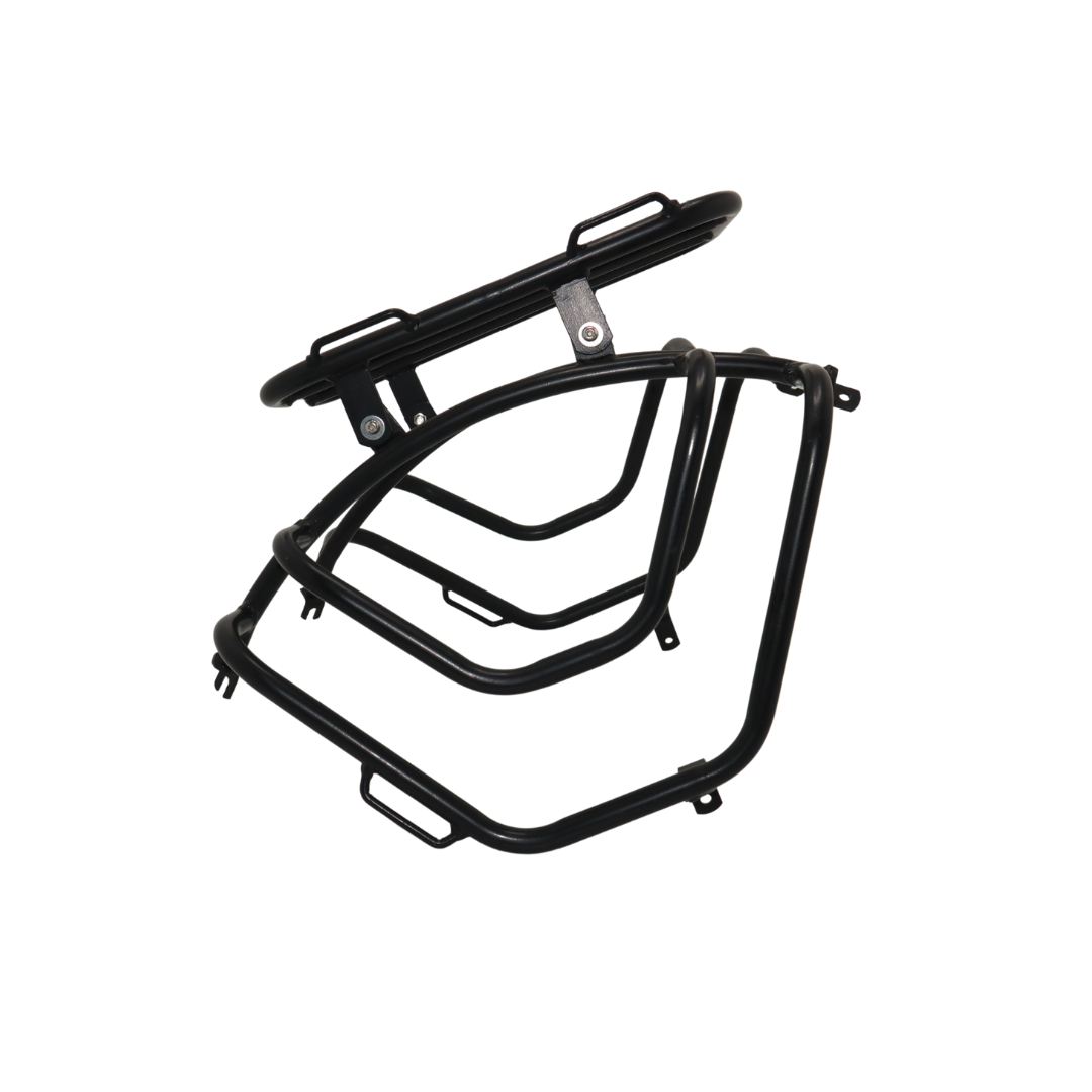 Premium Top Carrier with Saddle Stay for Jawa Perak & Jawa 42 Bobber | High Load Capacity | Durable Alloy Steel