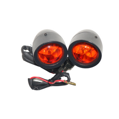 Aluminium Smoke Lens Amber Turn Signal Blinker Indicator Light For Bobber