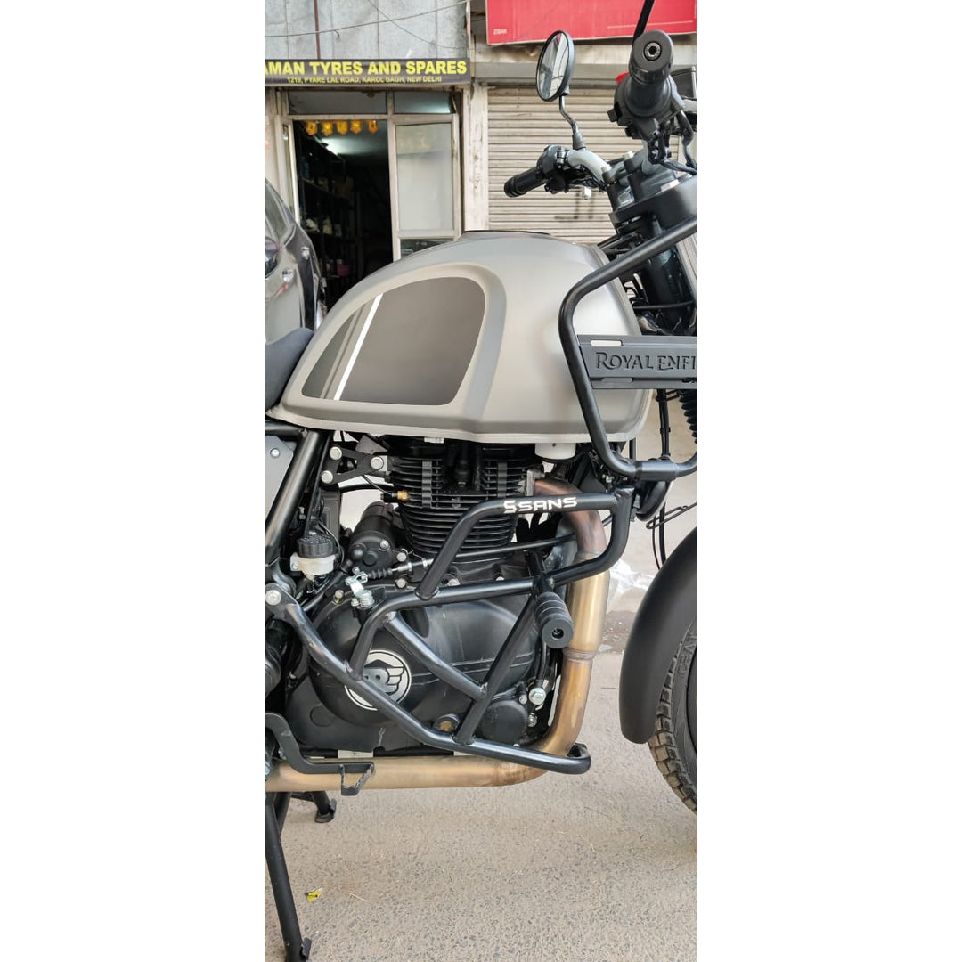 Royal Enfield Himalayan  Cross crash guard With Sliders